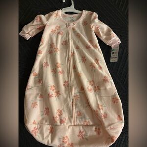 Carter's Pink and Orange Sleep Sacks Cozy Pajamas